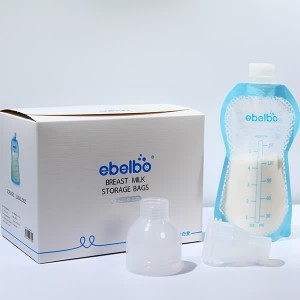 PriceList for Baby Food Breast Milk Storage Bag - Pump-direct Breastmilk Storage Bags with Adaptor – Threestone