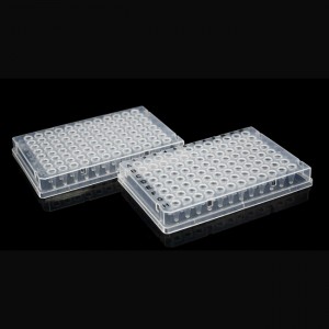 0.1ml 100ul 96-Zvakanaka Yakazara Skirt PCR Plate