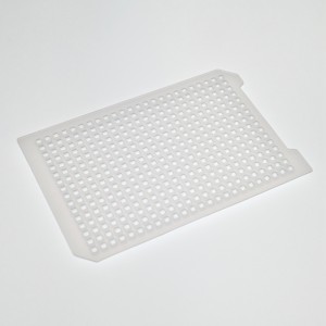 384 Square Well Silicone Sealing Mat សម្រាប់ 384 MicroPlate