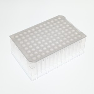 96 rundbrønns silikonforseglingsmatte for dypbrønnplate (Φ8,3 mm)