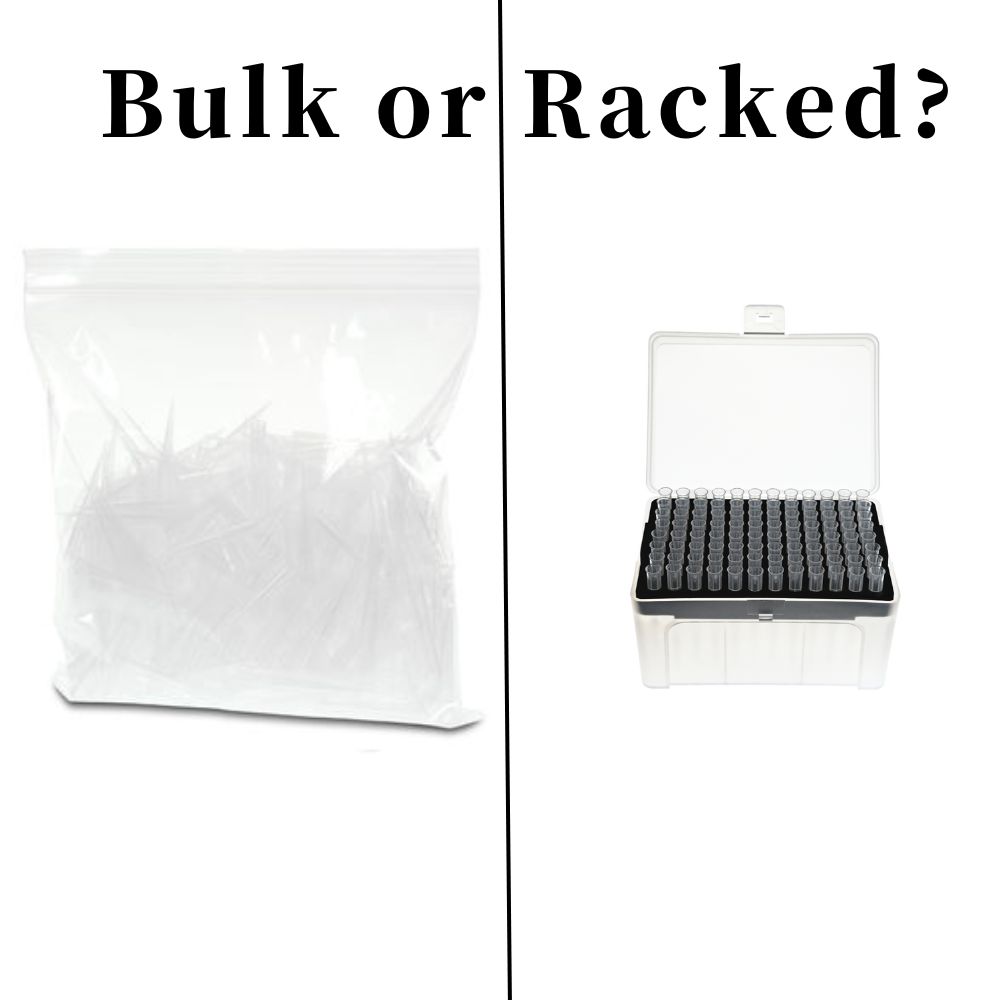 Geeft u de voorkeur aan pipettips in bulkverpakking in zakken of tips in een rek in een doos?Hoe te kiezen?