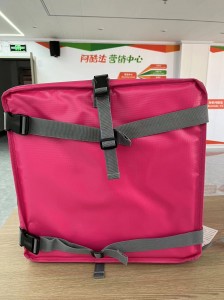 500D Food Panda motorna torba za dostavo v slogu nahrbtnika z izolacijo ACD-B-150