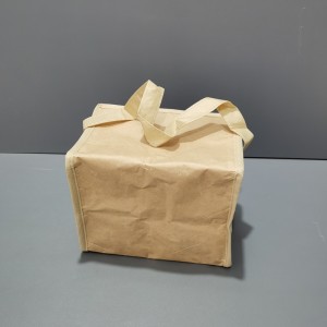 Індывідуальны мяшок EcoCooler Bag з тканіны Tyvek для харчовых прадуктаў для службы дастаўкі або халоднага ланцуга ACD-CW-004