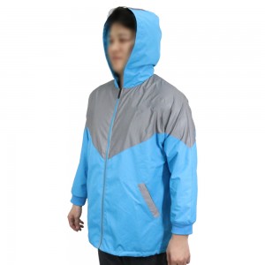 Ngaropea Jaket Waterproof sareng Breathable pikeun Kurir Pangiriman Kadaharan sareng Relecting ACD-CLOTH-007