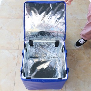 தனிப்பயனாக்கப்பட்ட Zippered Closure Food Delivery Tote Thermal Handle Lunch Cooler Bag ACD-H-017