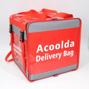 Acoolda popularan dizajn za Kinu OEM TPU vrećica za led, izolirana torba za dostavu hrane, pizze, vodootporna ruksak, torba za hlađenje leda