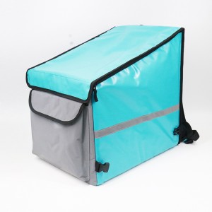 ILogo elungiselelweyo iLogo Foldable Food Delivery Backpack Reflector -Deliveroo Style ACD-B-105