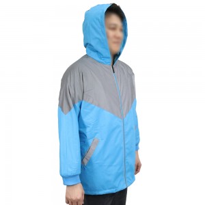 Customized Waterproof at Breathable Jacket para sa Food Delivery Couier na may Relecting ACD-CLOTH-007