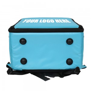 Přizpůsobený modrý batoh typu Wolt Rozšiřitelný batoh na rozvoz pizzy na jídlo s izolovanou funkcí