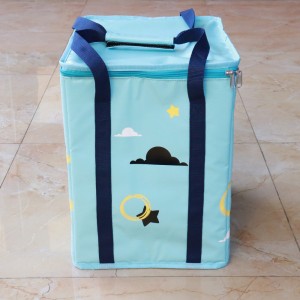 Personalized Insulated Takeaway Food Grocery Delivery Cooler Bag na May Handle ACD-H-016