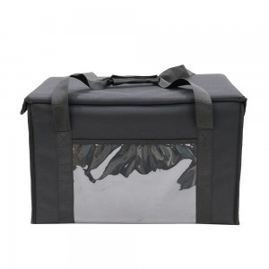 ຜະລິດຕະພັນທີ່ມີທ່າອ່ຽງໃນປະເທດຈີນ ຖົງການຈັດສົ່ງອາຫານ Polyester ທົນທານຕໍ່ກັນນ້ໍາ Thermal Pizza Bag Carrier Insulated Reusable Hot Food Cooler Bag for Outdoor and Catering