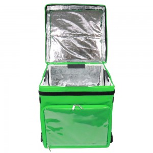 Customized Grab Type Marestaurant Delivery Cooler Bag Insulated Motorcycle Delivery Backapck ACD-B-104