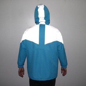 ACD-CLOTH-007 белән бәйләнгән су үткәрми торган һәм сулыш алырлык куртка.