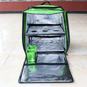 Ниска MOQ за Китай. Висококачествена чанта за ентерална доставка с екологичен материал в зелен цвят