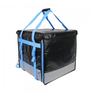 luv nqi Tuam Tshoj Custom Logo Waterproof Delivery Packing Bag Motorcycle Loj Txias Backpack Insulated Thermal Food Box Delivery Cooler Bag
