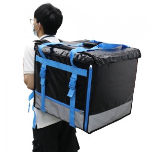 Водонепроникна пакувальна сумка для доставки в Китаї зі знижкою. Великий мотоциклетний рюкзак ізольований термоящик для їжі. Сумка-холодильник для доставки.