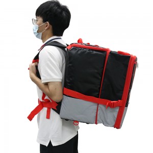 ચાઇના કોમર્શિયલ ઇન્સ્યુલેટેડ પિઝા અને ફૂડ ડિલિવરી બેગ માટે શ્રેષ્ઠ કિંમત, એક્સ્ટેન્ડેબલ પોકેટ સાથે મોટી ક્ષમતાની પિઝા બેગ