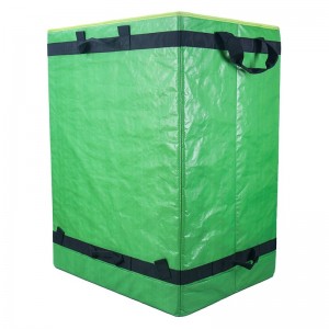 Green PP Woven Logistics Ngurutake Bag Kanggo Parcel Ngurutake Big Bulk Bag