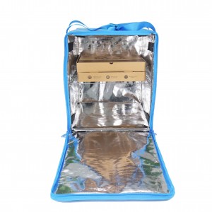 Індывідуальныя сумкі-халадзільнікі для дастаўкі піцы з металічнай паліцай унутры 14 цаляў для піцы *8 ACD-B-149