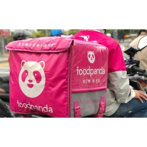 Acoolda  waterproof food groceries Delivery Backpack delivery bag foodpanda motorcycle backpack foodpanda delivery bag