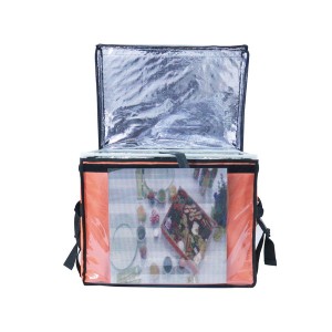 I-Custom Logo Wifi/4G/Bluetooth Led Screen Food Delivery Bag for Bicycle