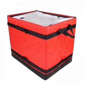 Raudonas PP austas logistikos rūšiavimo krepšys, skirtas siuntų rūšiavimui dideliam dideliam maišui