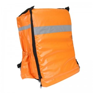 I-Orange eyomeleleyo ye-80L yokuBonelwa kokutya iBackpack ene-Thermal Insulation