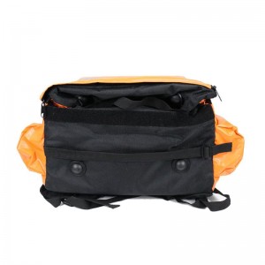 Stabil orange 80L ryggsäck för matleverans med värmeisolering