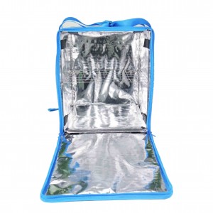 Prilagođene rashladne torbe za dostavu pizze s metalnom policom unutar pizze od 14 inča *8 ACD-B-149