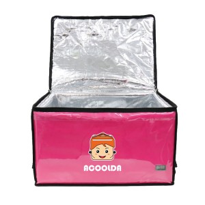 Customized Fozen Food Delivery Bag 2 ka Adlaw nga adunay VIP Insulated Panel (Vacuum Insualted Panel) Temperatura Screen ACD-M-005
