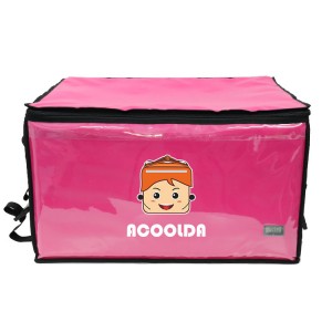Prilagođena Fozen torba za dostavu hrane 2 dana s VIP izoliranom pločom (vakuumski izolirana ploča) temperaturnim zaslonom ACD-M-005