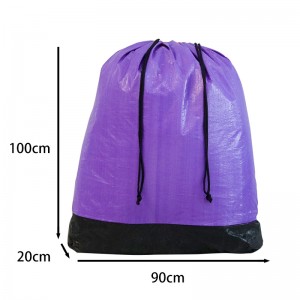 Υλικό πολυεστέρα PE Εξαιρετικά μεγάλη μεγάλη τσάντα μεταφοράς για δέμα ACD-W23-002