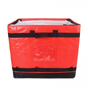 પાર્સલ સોર્ટિંગ મોટા જથ્થાબંધ બેગ માટે લાલ પીપી વણાયેલી લોજિસ્ટિક્સ સૉર્ટિંગ બેગ
