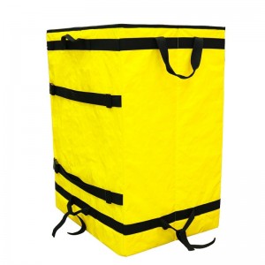 Keltainen PP Woven Logistics -lajittelupussi pakettien lajitteluun Big Bulk Bag