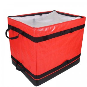 Crvena PP tkana logistička vreća za sortiranje za veliku vreću za razvrstavanje paketa