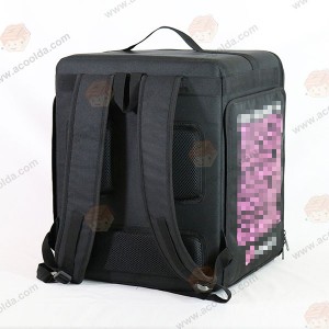 Yakagadzirirwa Hard Shell Chikafu Delivery Backpack Thermal Delivery Bag yeChikafu 65L ACD-B-018