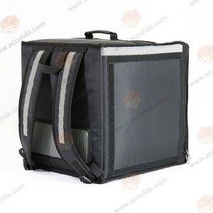 ຄຸນະພາບສູງສຸດຂອງຈີນ PVC Customized Logo ພິມ Folding Grocery Backpack Food Delivery Insulated Cooler Lunch Bag