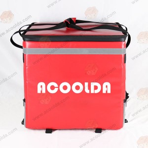 Сумка-холодильник Acoolda JUST EAT з алюмінієвою фольгою для доставки гарячої та холодної їжі з індивідуальним дизайном