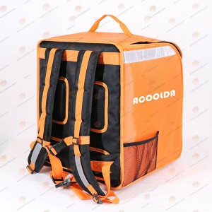 Acoolda Food Delivery Bag for Rider, Pizza ອຸປະກອນການຈັດສົ່ງອາຫານ Cooler Backpack