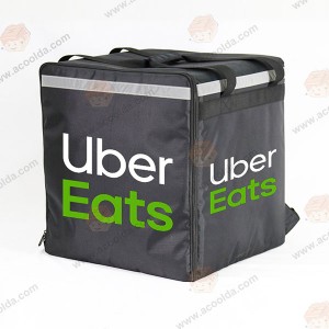 Excellent quality China Waterproof Insulated Food Delivery Bag with Drink Carrier Large Capacity for Food Delivery and Pizzeria