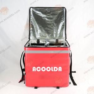 Acoolda JUST EAT matleveringspose personlig tilpasset design aluminiumsfolie varm og kald matlevering bære kjølebag