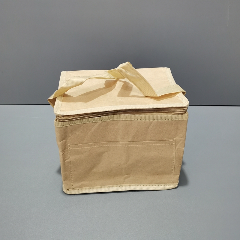 Disesuaikeun EcoCooler Bag Tyvek Fabric Food Cooler Bag pikeun Pangiriman Pangiriman atanapi Ranté Tiis ACD-CW-004 Gambar Diulas