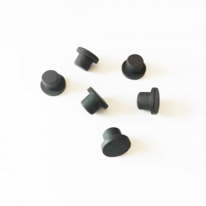 custom 3.5 6 7.2 black silica 2 inch square dust cap silicone rubber grommet plug 35mm