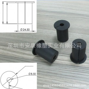 25.4mm with opening, passing through 6.5, 7.0, 8.5 0.27 inch mesh cable, one inch silicone wall hole plug