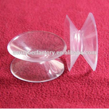 Good quality Plastic Pipe End Plug -
 20mm double sided suckers with ring holder vacuum glass sucker plastic sucker – Anconn