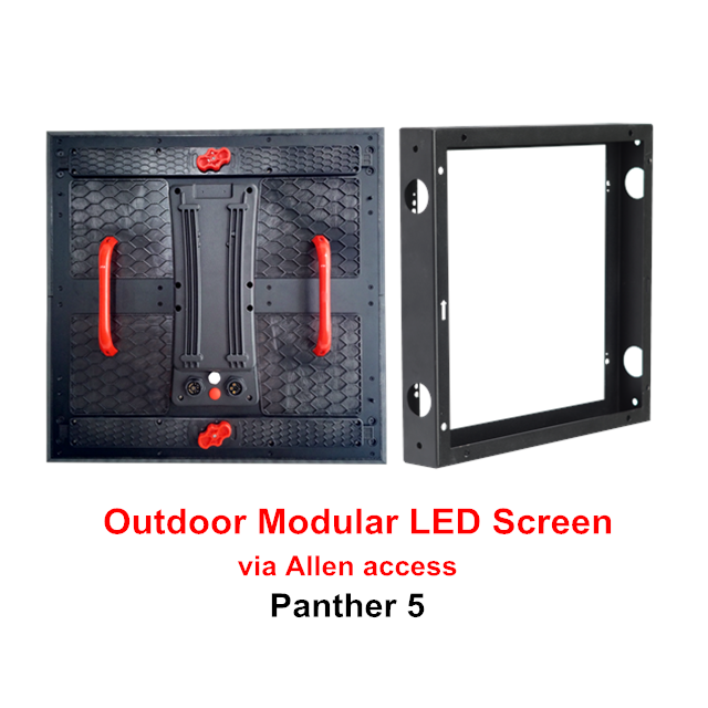 P3.9/P5.2/P10.41 Outdoor Modular LED Display Solution via Allen access