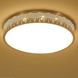 Round Simple Ceiling Lights Dimming Ceiling LED...