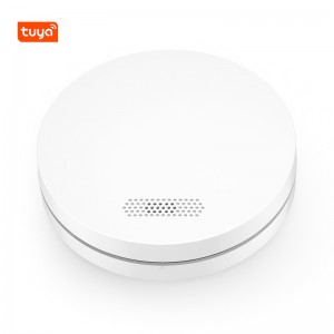 3 Years Battery Wireless Tuya Smart Smoke Alarm Detector Fire Alarm With Home Security Alarm System