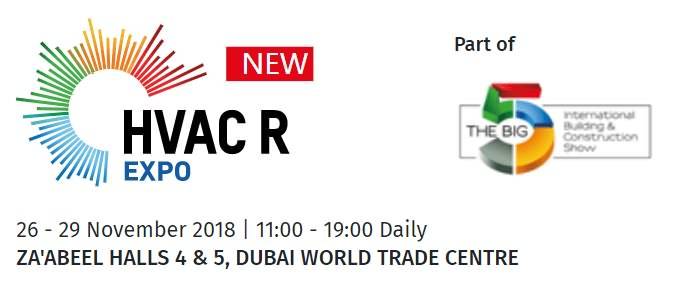 HVAC R Expo van die BIG 5-uitstalling Dubai