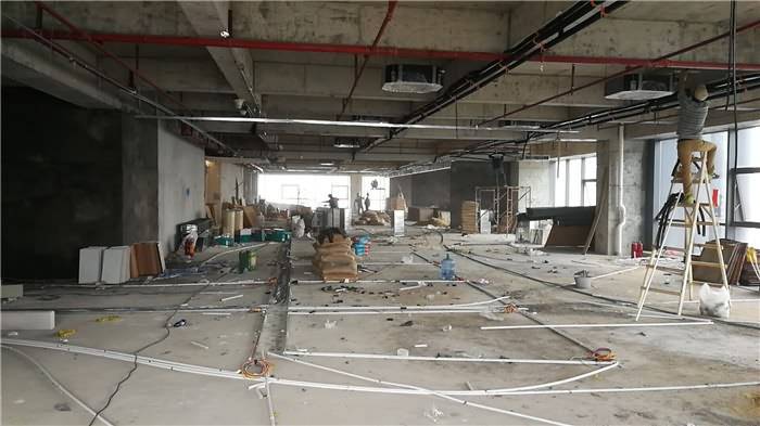 Construction of Airwoods HVAC Oversea Department New Office